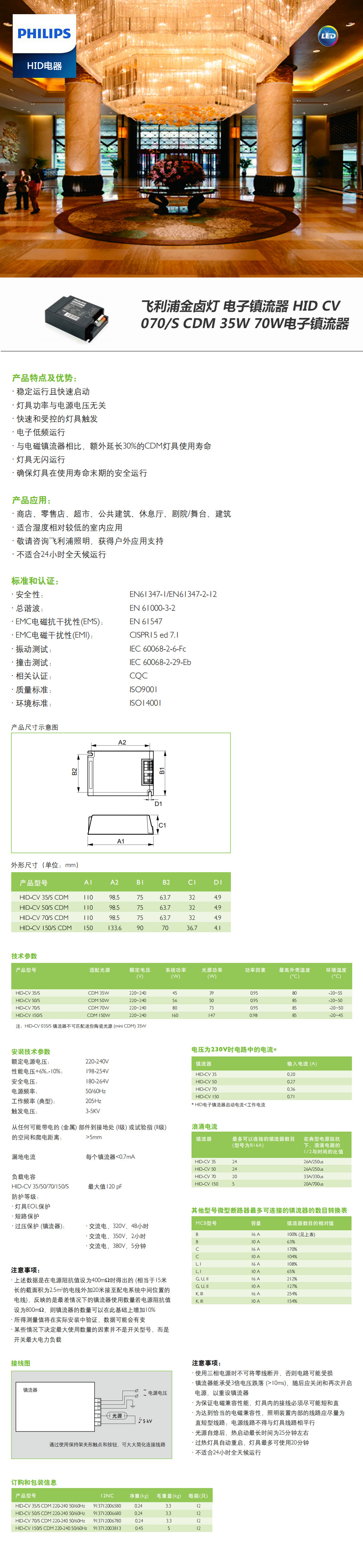 飛利浦金鹵燈-電子鎮(zhèn)流器-HID-CV-070S-CDM-35W-70W電子鎮(zhèn)流器.jpg